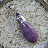 Stichtite & Amethyst Pendant~JSSSTIC4