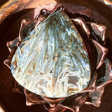 Aragonite in Agate Cabochon~JCABARA5