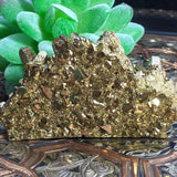 Gold Aura Quartz Cluster~CRGAQC02