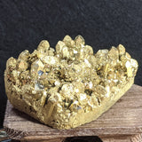Gold Aura Quartz Cluster~CRGAQC08