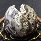 Sphalerite & Druzy in Jasper Sphere- CRSPHDS2