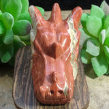 Red Jasper Dragon Skull~CRRDJSDS