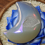 Angel Aura Druzy Agate Moon~CRADAM01
