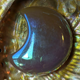 Angel Aura Druzy Agate Moon~CRADAM04