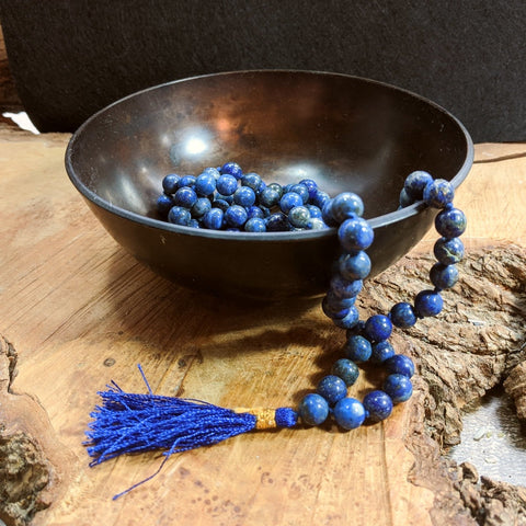 Lapis Lazuli 108 Mala Beads Prayer Necklace Multi Strands Meditation  Bracelet | eBay