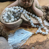 Rainbow Moonstone Mala Beads~JMALARMN