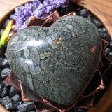 Marcasite Agate Heart~CRMARAH8