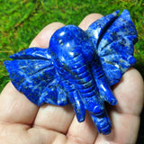 Lapis Lazuli Elephant Carving~ CRLELEP1