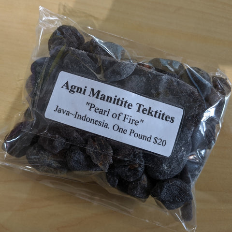 Agni Manitite Tektites One Pound~CRAMTEKB