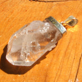 Faden Quartz Crystal Sterling Silver Pendant JFQU10