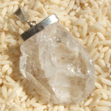 Faden Quartz Crystal Sterling Silver Pendant JFQU10