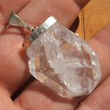 Faden Quartz Crystal Sterling Silver Pendant JFQU10