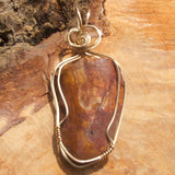Wire Wrapped Allosaurus Tooth Pendant