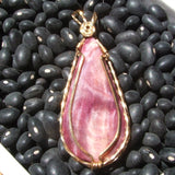 Wire Wrapped Spiny Oyster Shell Pendant JWR0038