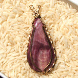 Wire Wrapped Spiny Oyster Shell Pendant JWR0038