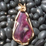 Wire Wrapped Spiny Oyster Shell Pendant JWR0040