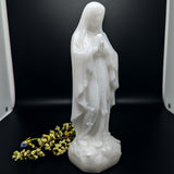 White Jade Mother Mary Statue~CRWJMARY