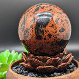 Mahogany Obsidian Sphere~CRMOSPH2
