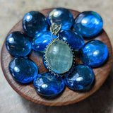 Aqua Calcite Pendant~JSSAQCP2