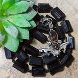 Smoky Quartz, Onyx & Herkimer Diamond Pendant~JSSSQONH