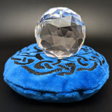 Blue Celtic Weave Display Pillow~Round~CRBRCELT