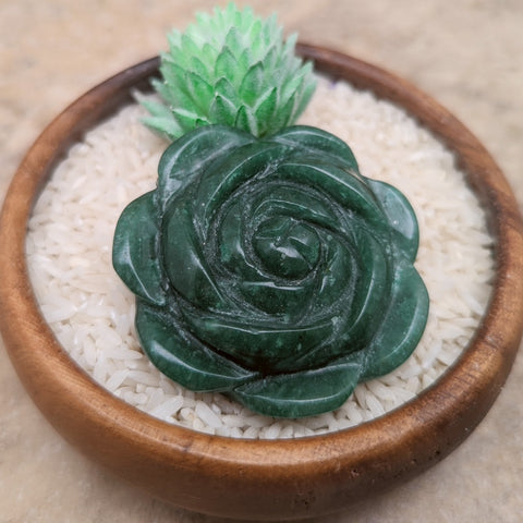 Green Aventurine Flower~CRGAFLWR