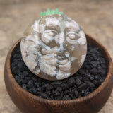 Manifestation Chalcedony Sun/Moon Faces~CRMCSMFC