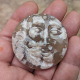 Manifestation Chalcedony Sun/Moon Faces~CRMCSMFC