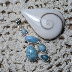 Larimar Pendant~JSSLMS14