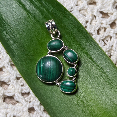 Malachite Pendant~JSSMAL01