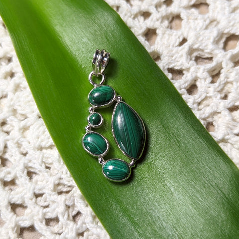 Malachite Pendant~JSSMAL03