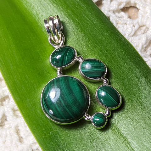 Malachite Pendant~JSSMAL07