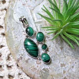 Malachite Pendant~JSSMAL15