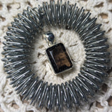 Smoky Quartz Faceted Pendant~JSSFSQTZ