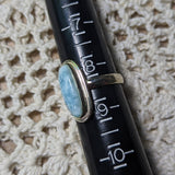 Larimar Ring~ Size 8 1/2 ~JSSLRR09