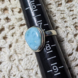 Larimar Ring~ Size 7 1/2 ~JSSLRR12