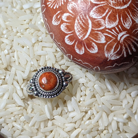 Coral Ring~Size 7 1/4~ JSSCORAL