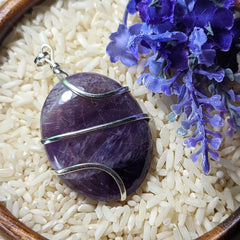 Amethyst Pendant~JSPWRA08
