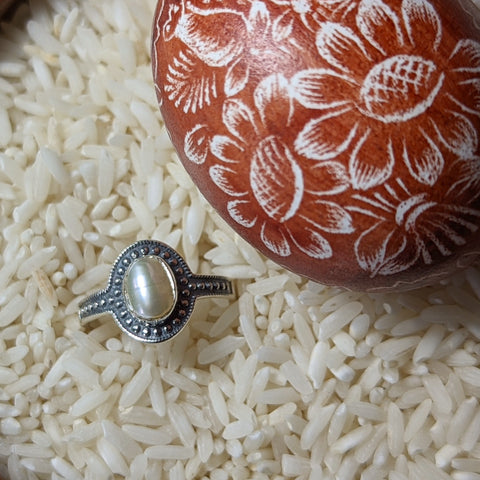 Pearl Ring~ Size 9~JSSPEARL