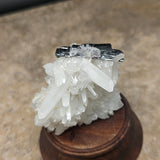 Hubnerite on Quartz Cluster~CRHUBQTZ