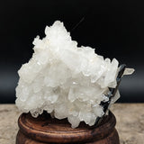 Hubnerite on Quartz Cluster~CRHUBQTZ