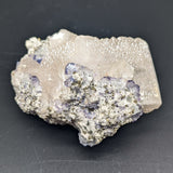Blue Fluorite, Calcite & Pyrite~CRBFLCPP