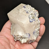 Blue Fluorite, Calcite & Pyrite~CRBFLCPP