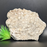 Heulandite on Quartz~CRHEUQT1