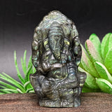 Labradorite Ganesha Carving~CRLGANE2