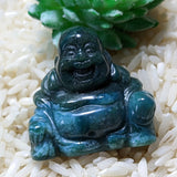Moss Agate Laughing Buddha~CRMALBUD