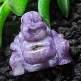Lepidolite Laughing Buddha~CRLEPILB