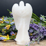 White Jade Angel Carving~CRWJANGM