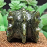 Jade Dragon Skull Carving~CRJADEDS