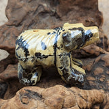Dendritic Jasper Bear Carving~CRDJBC01
